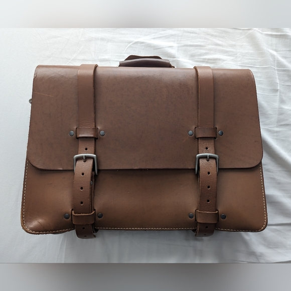 Kendal & Hyde Messenger Briefcase Satchel - Picture 3 of 8